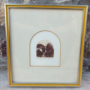 Original Block Print, signed & framed, Ltd Ed
